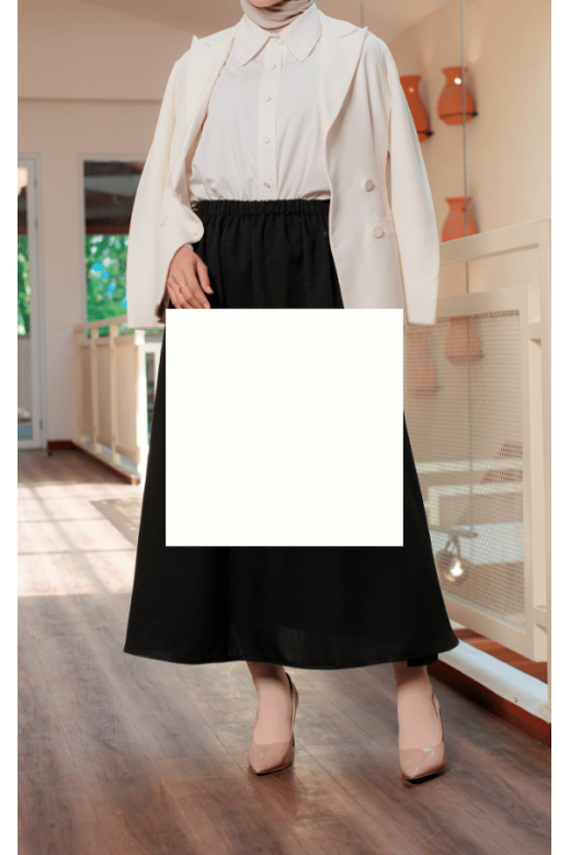 Sheinina Skirt - Rok Linen Black